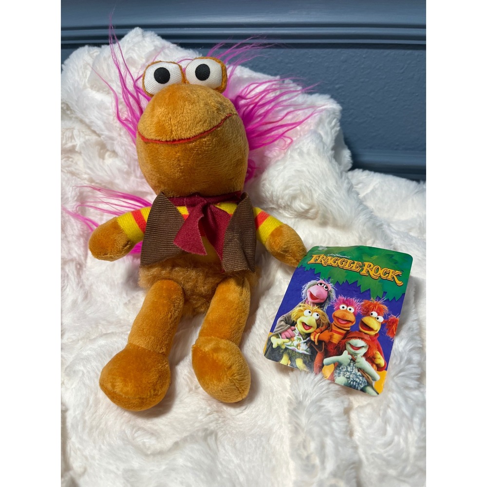 Fraggle Rock Plush Toy‎ with Tags Jim Henson Company Pink Hair Retro